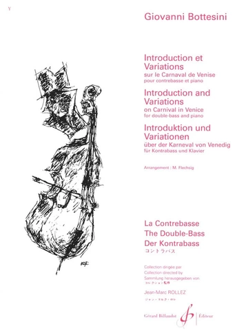 Introduction et variations sur le carnaval de venise Visuel
